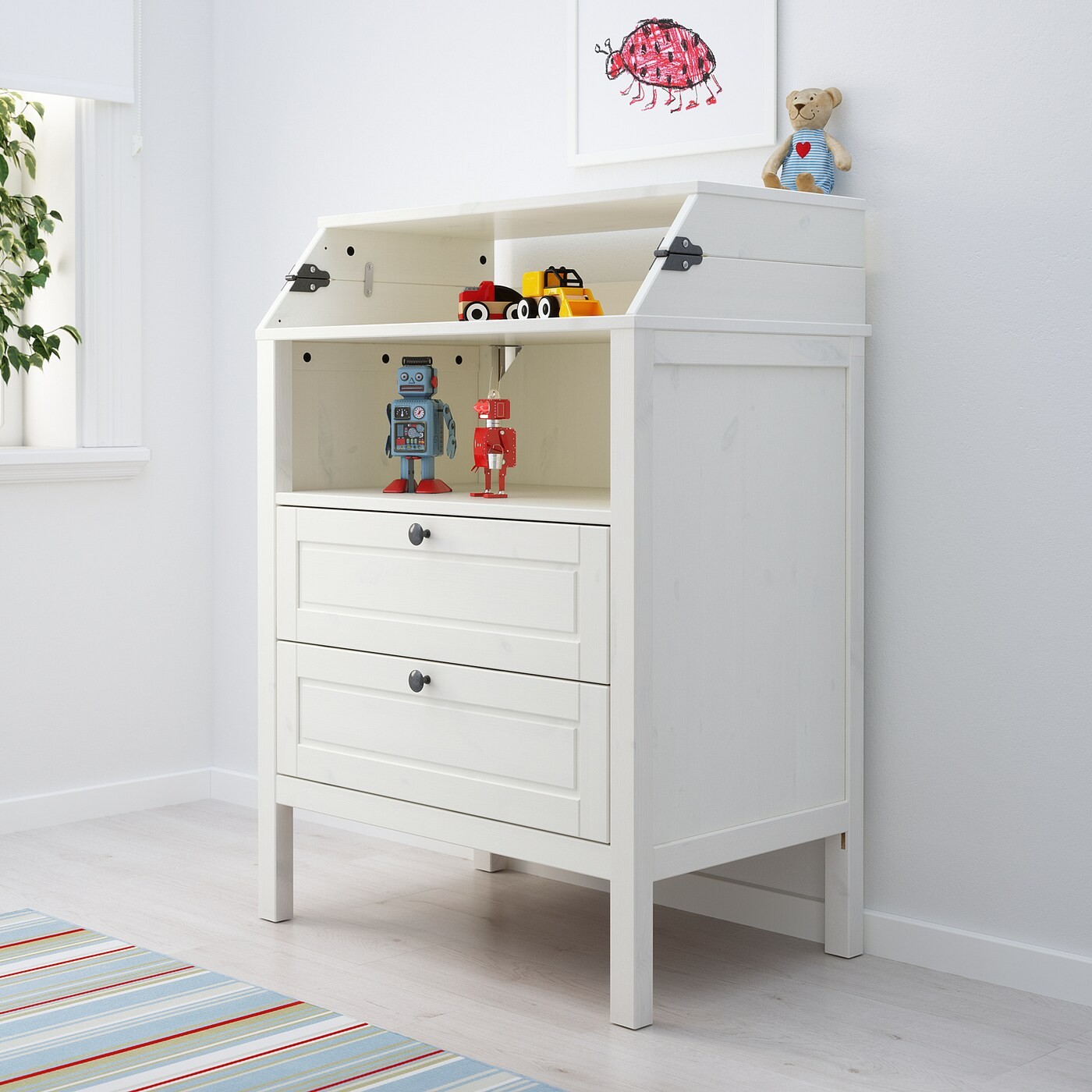 SUNDVIK Changing table/chest of drawers