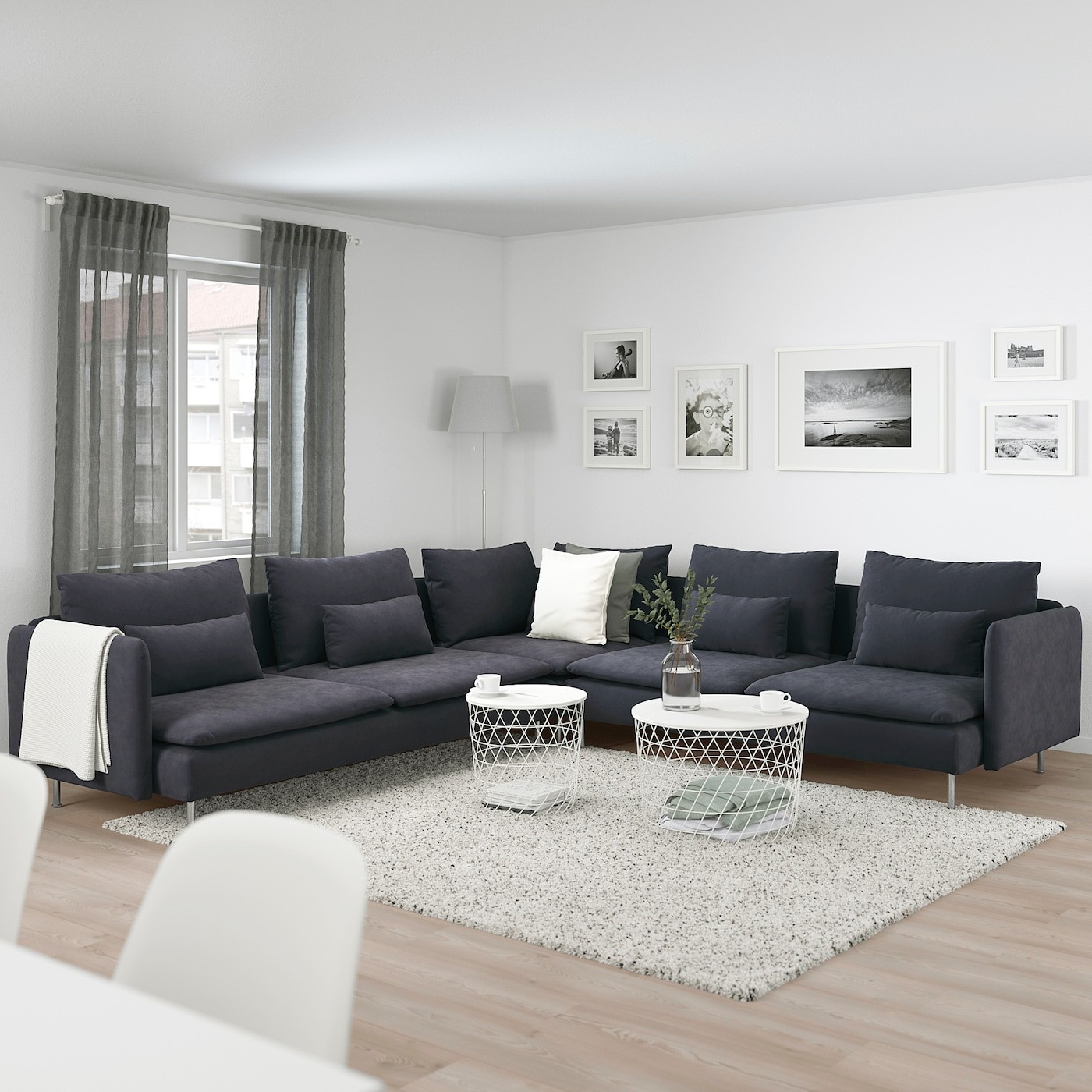 SÖDERHAMN Corner sofa, 6-seat