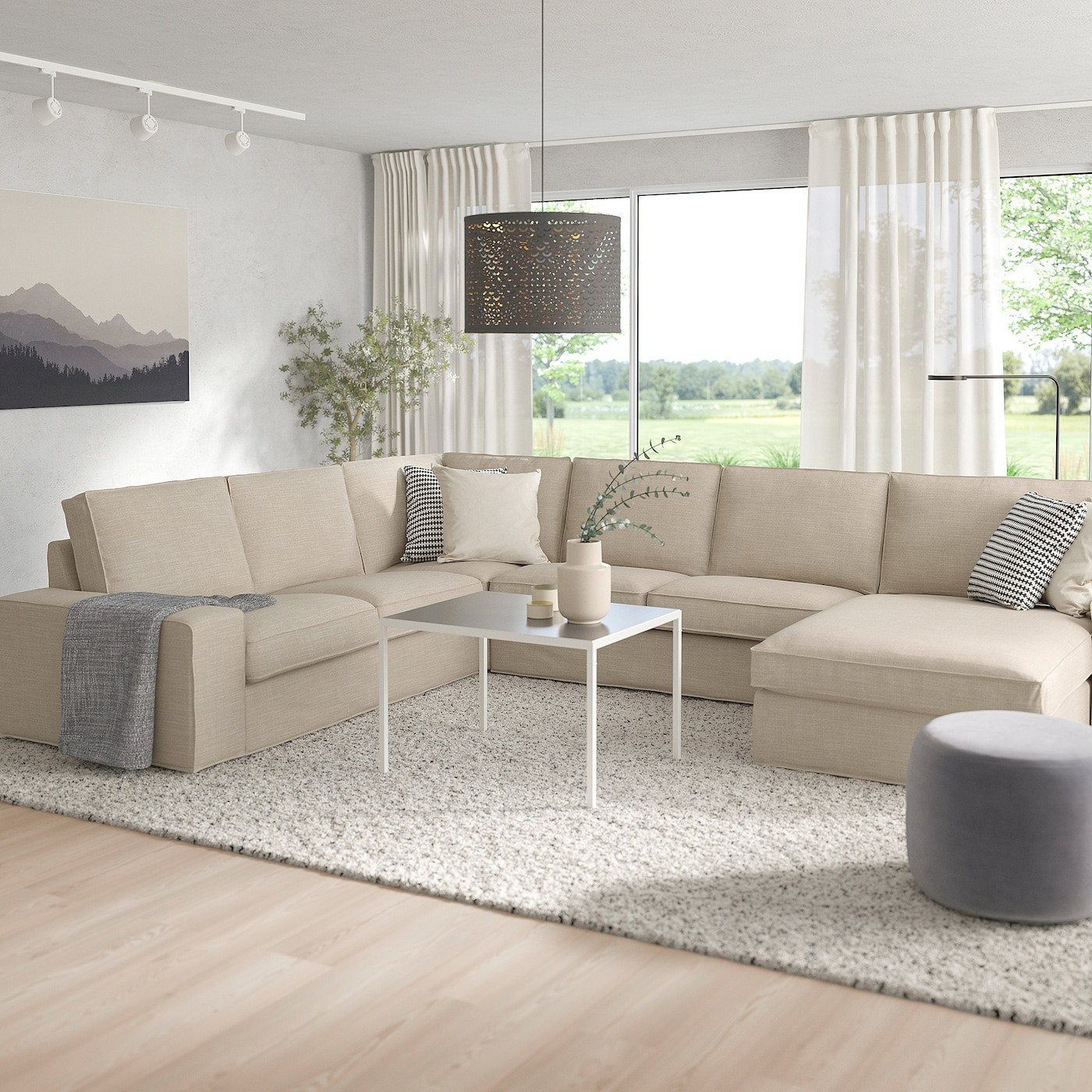 KIVIK Corner sofa, 5-seat