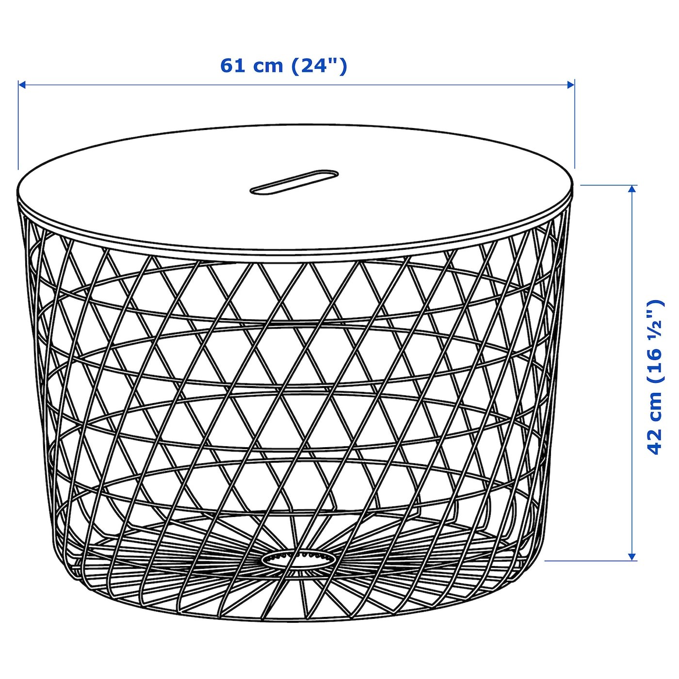 KVISTBRO Storage table