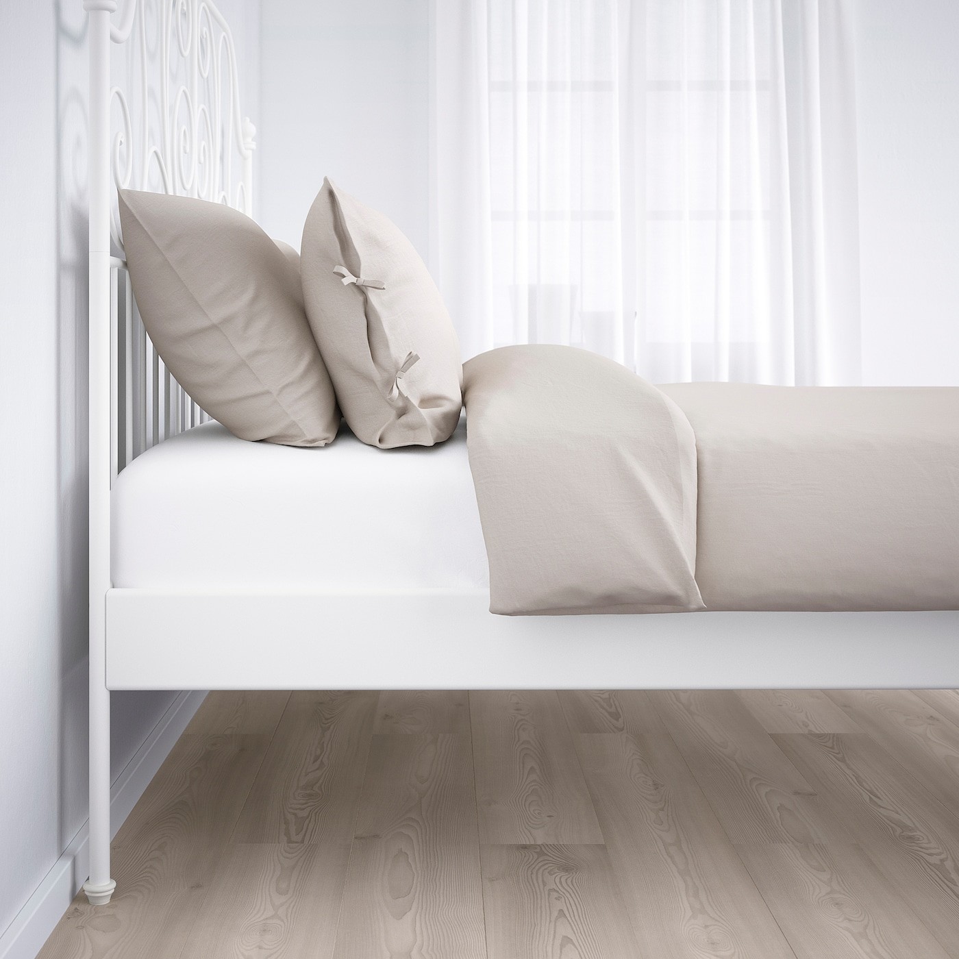 LEIRVIK Bed frame