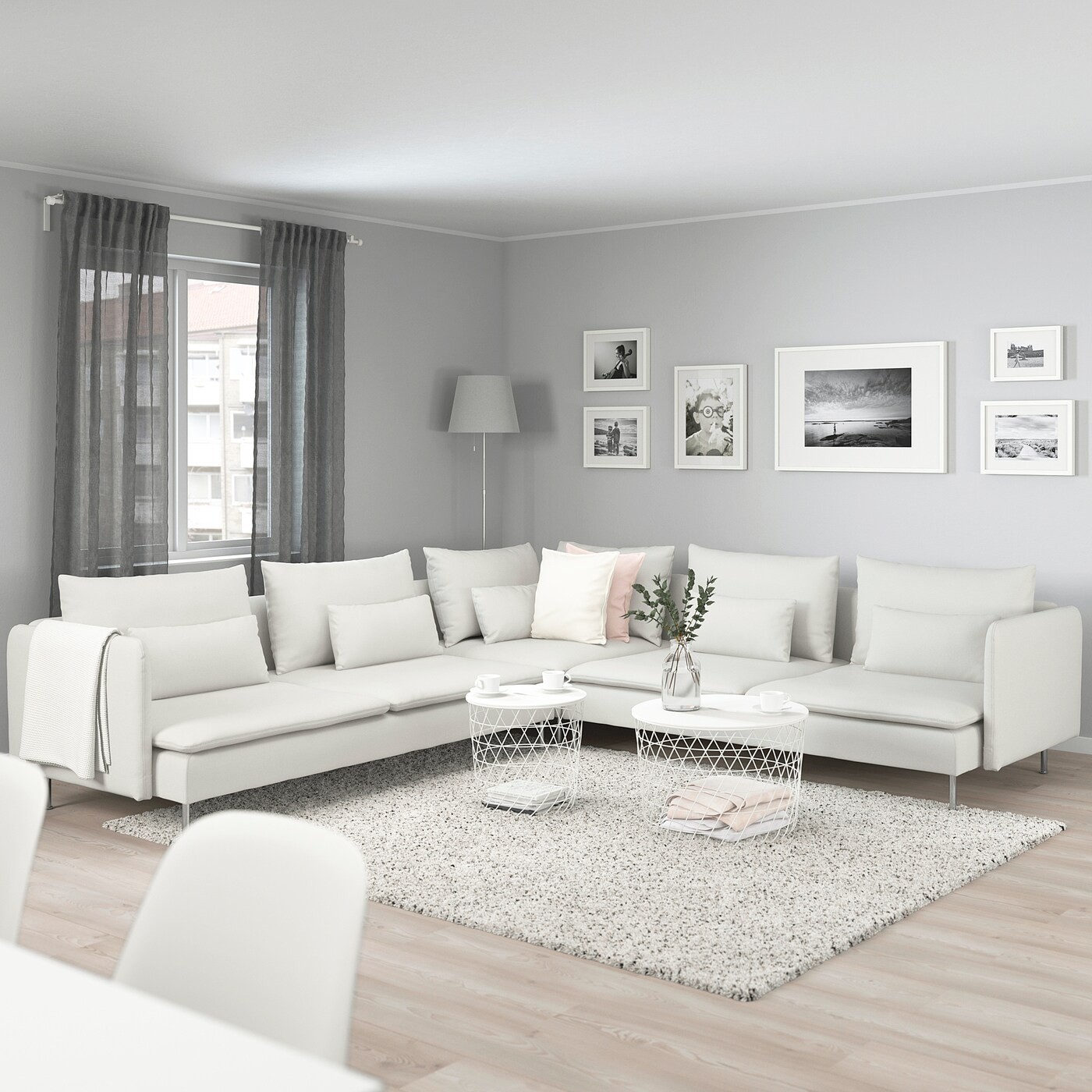 SÖDERHAMN Corner sofa, 6-seat