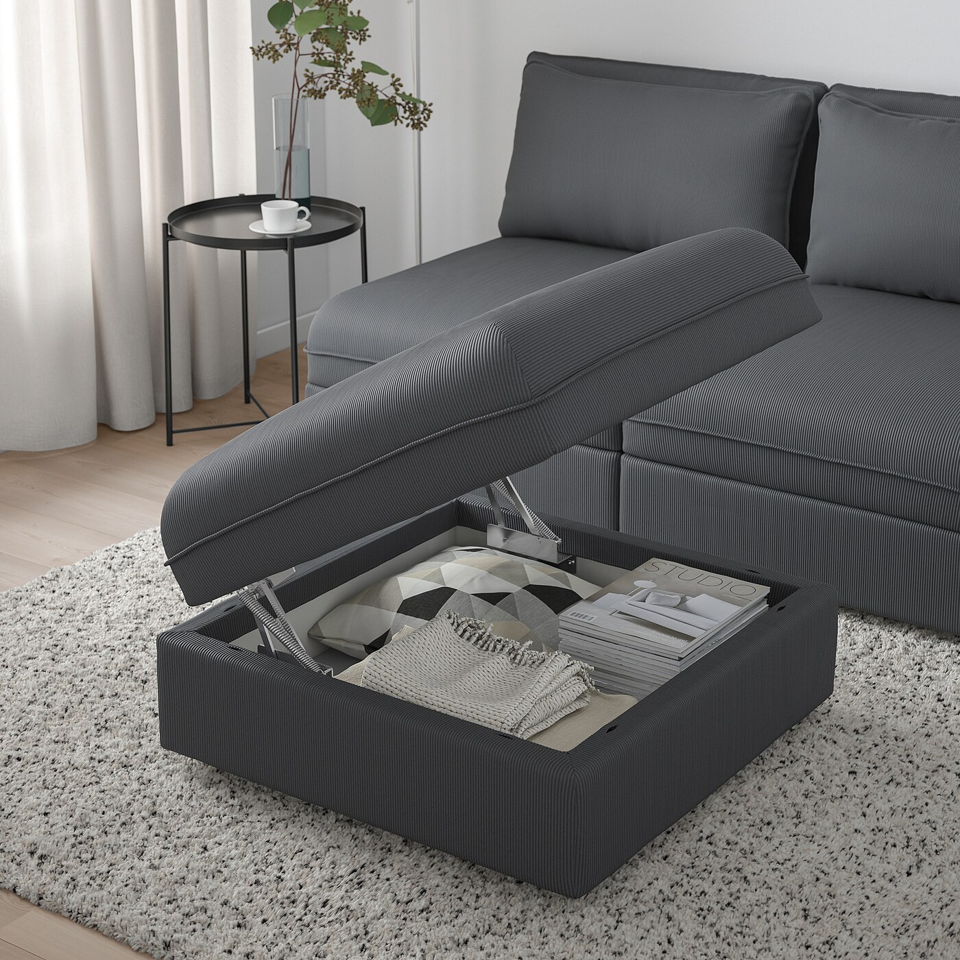 VALLENTUNA Seat module with storage