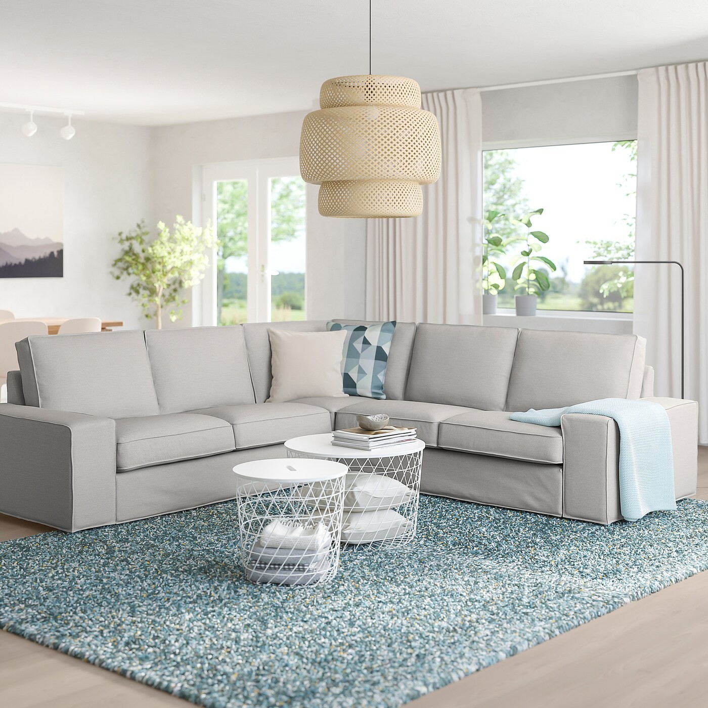 KIVIK Corner sofa, 4-seat