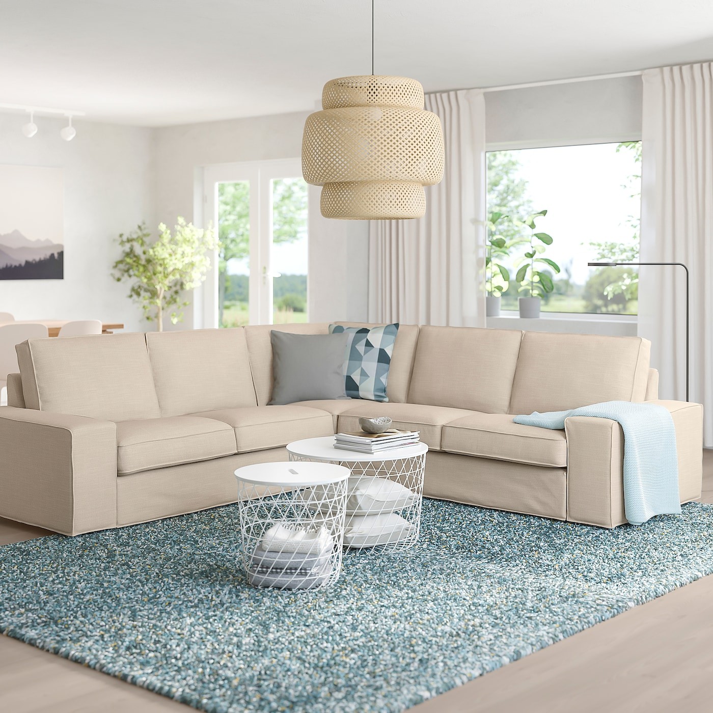 KIVIK Corner sofa, 4-seat