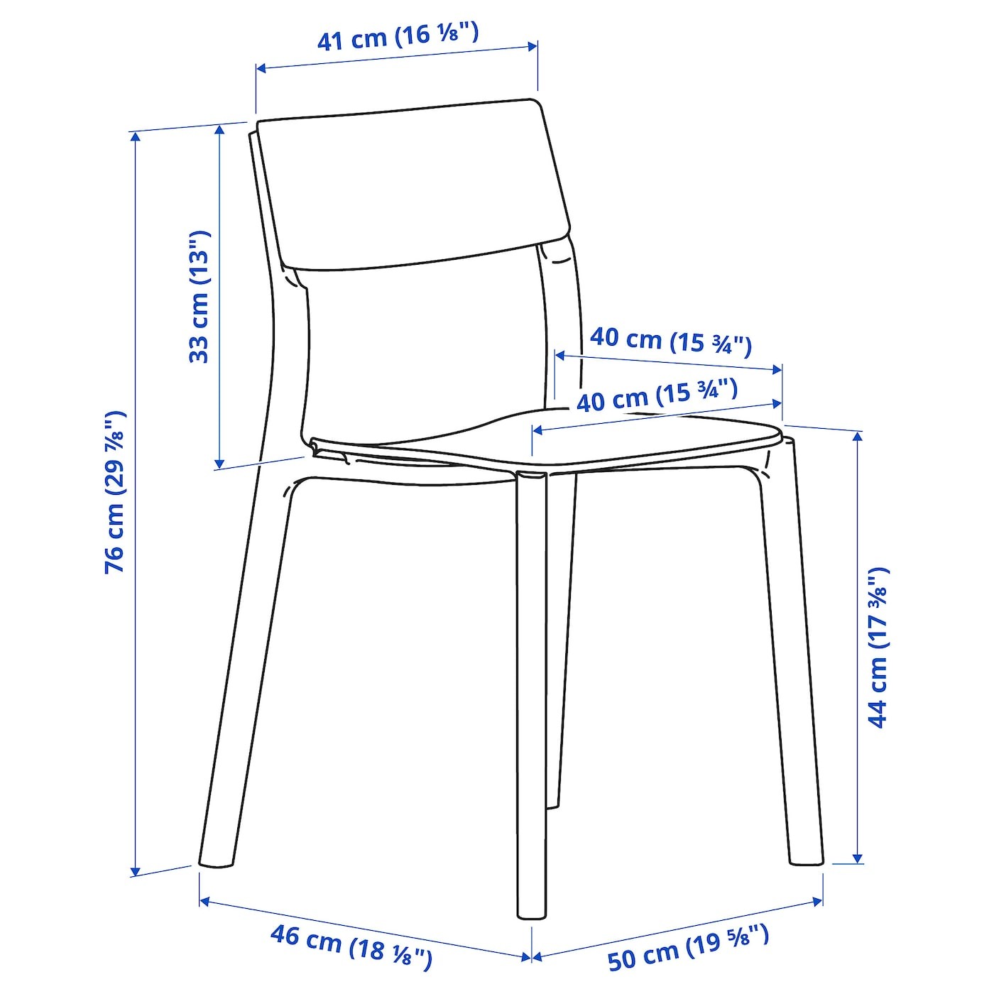 MELLTORP / JANINGE Table and 4 chairs