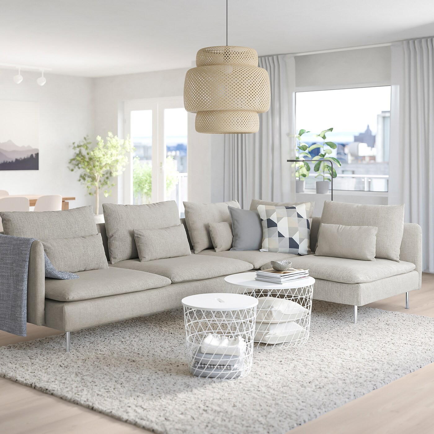 SÖDERHAMN Corner sofa, 4-seat