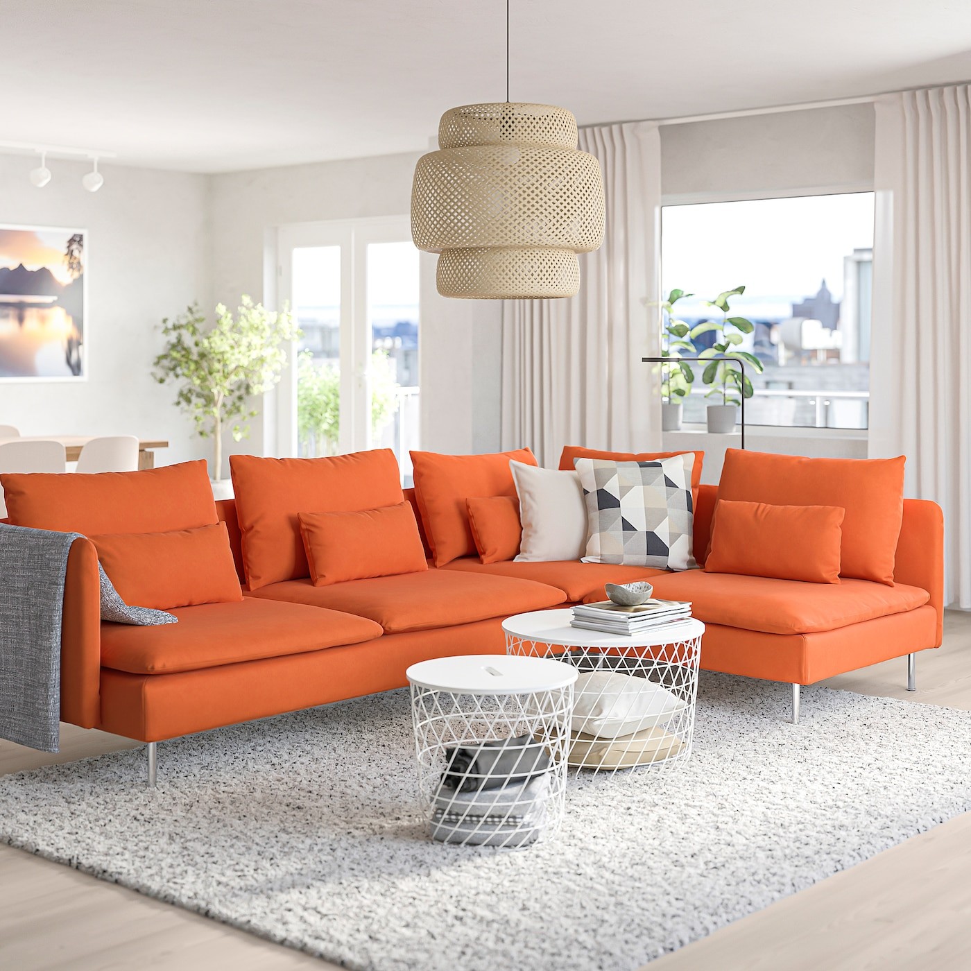 SÖDERHAMN Corner sofa, 4-seat