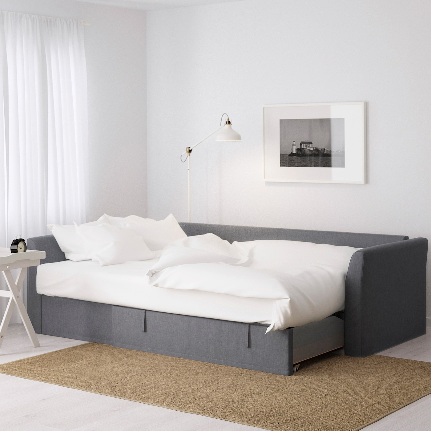 HOLMSUND Corner sofa-bed