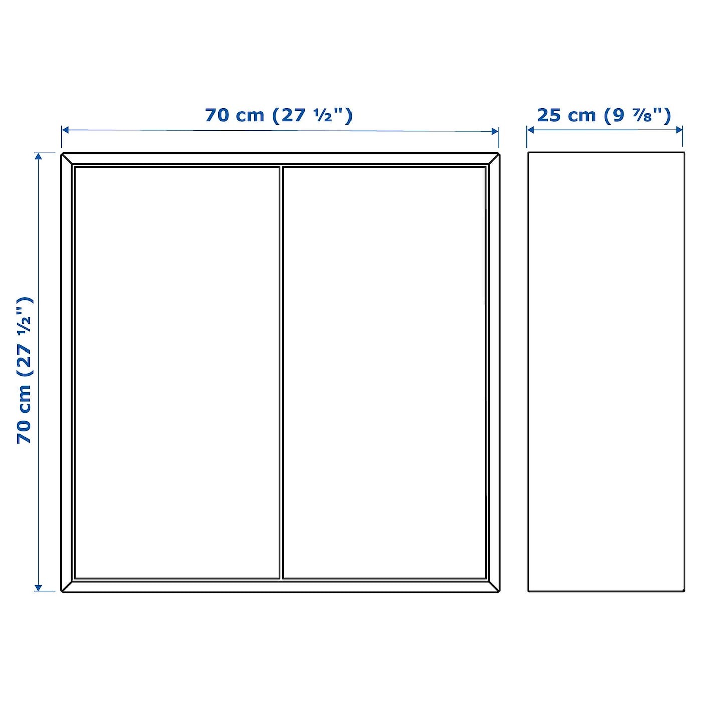 EKET Cabinet w 2 doors and 2 shelves