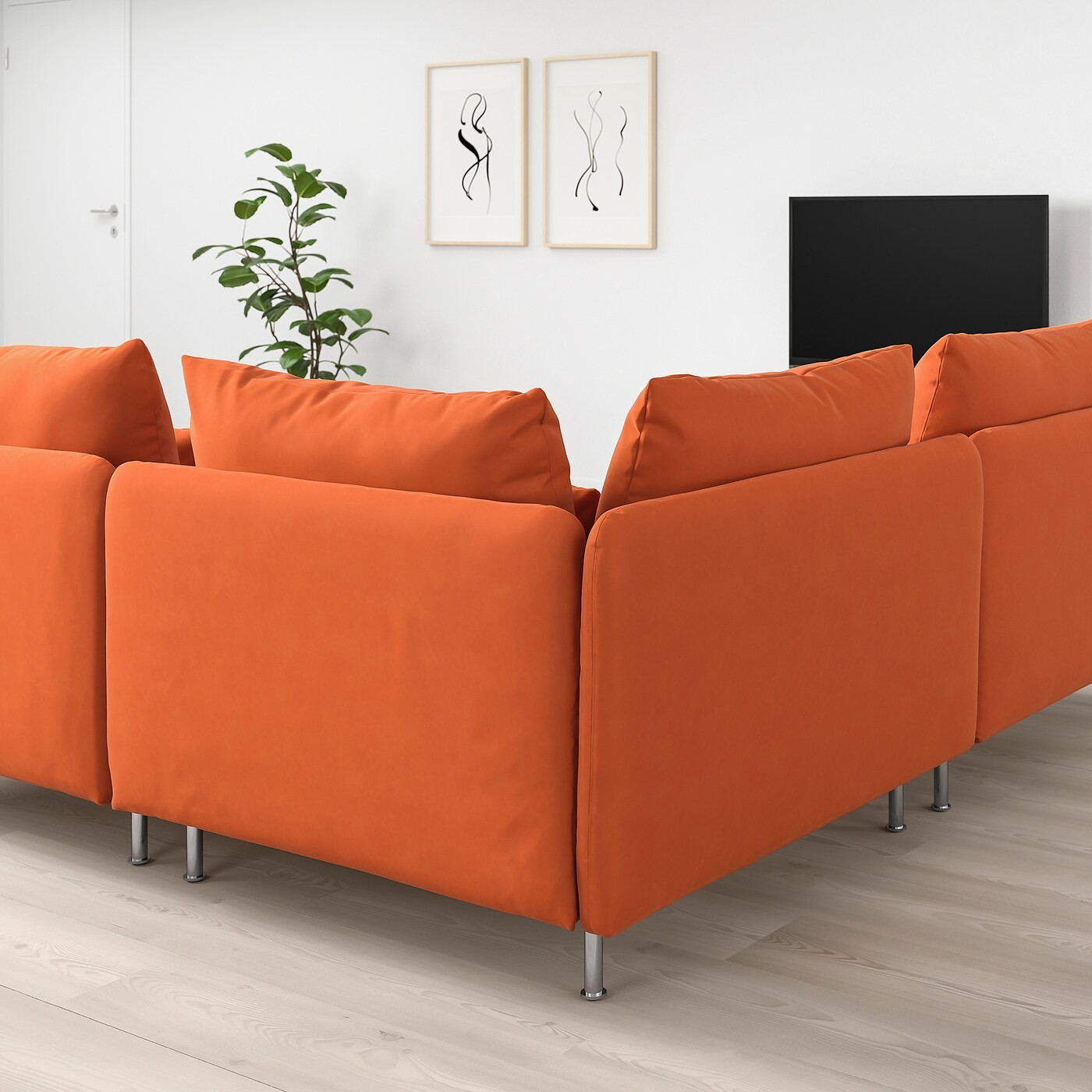 SÖDERHAMN Corner sofa, 3-seat