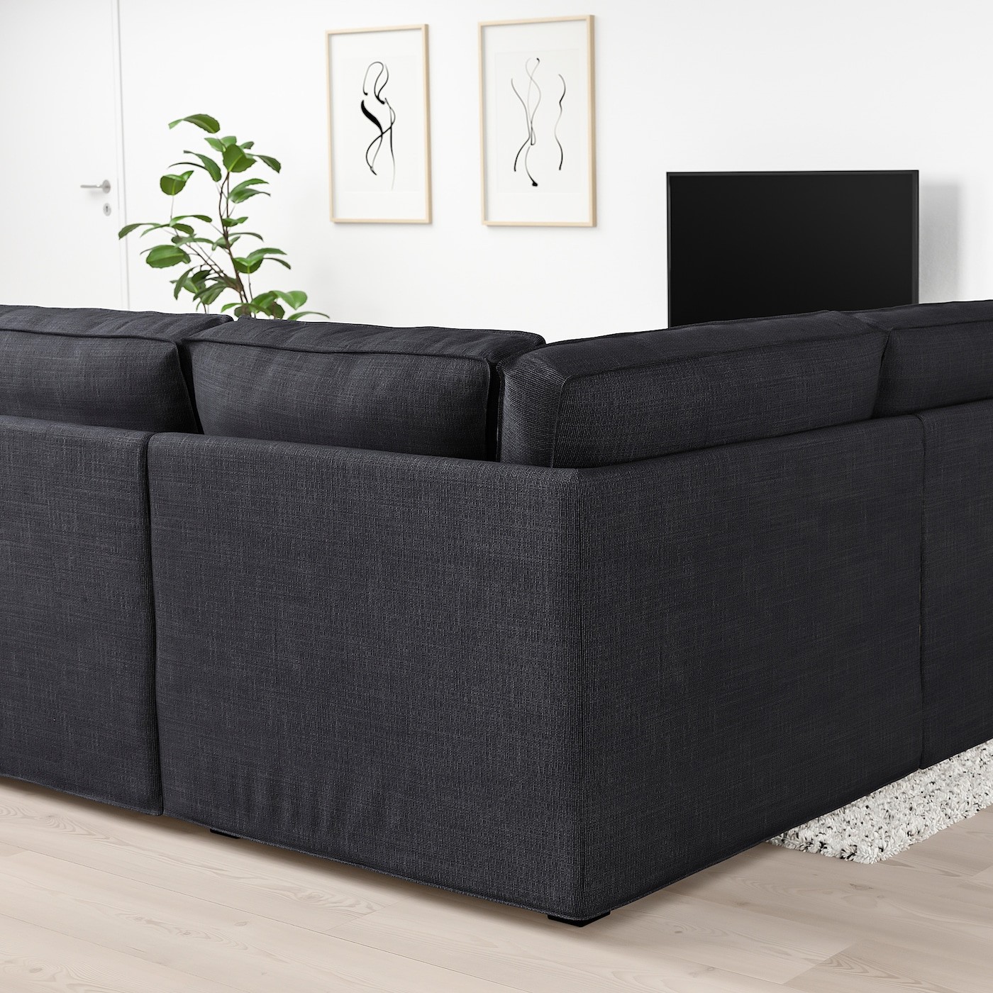 KIVIK U-shaped sofa, 6 seat