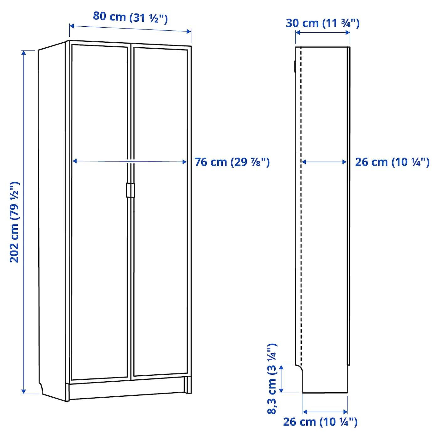 BILLY / MORLIDEN Bookcase