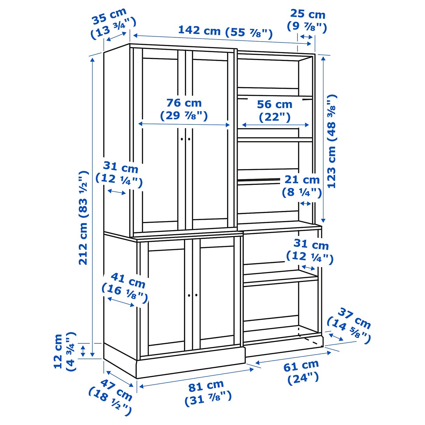 HAVSTA Storage combination