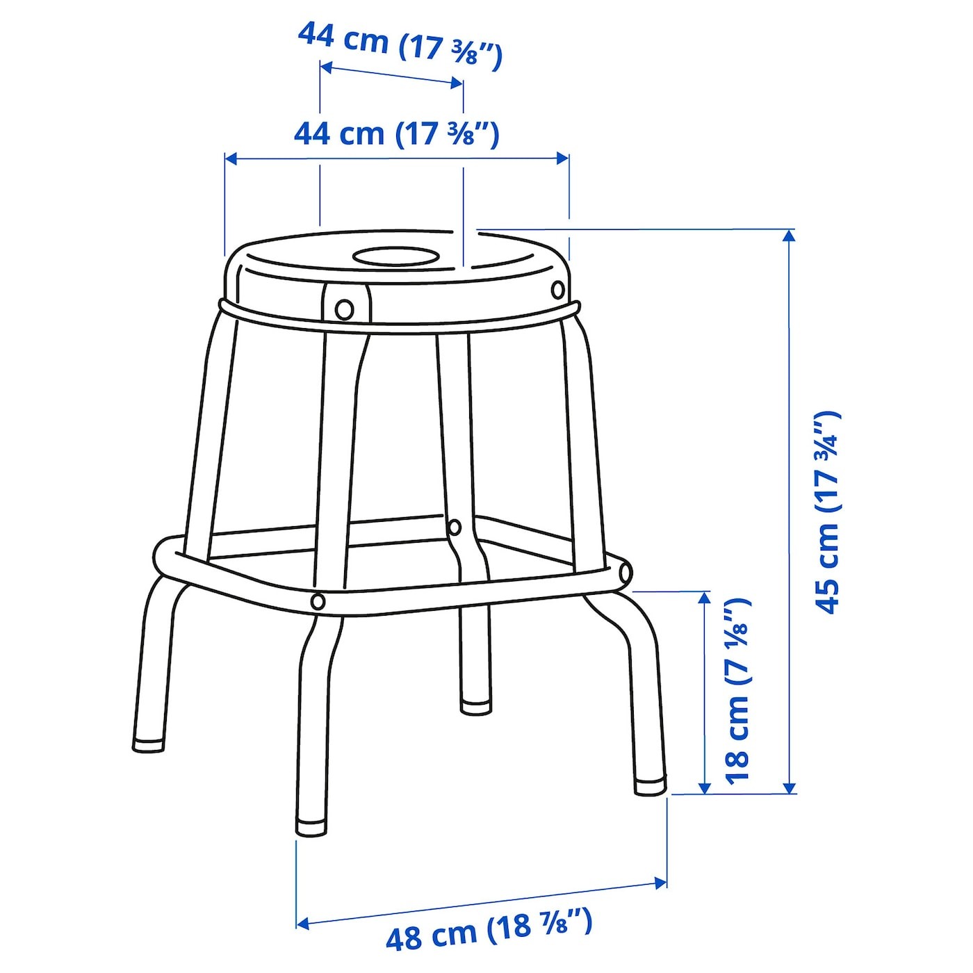 RÅSKOG Stool