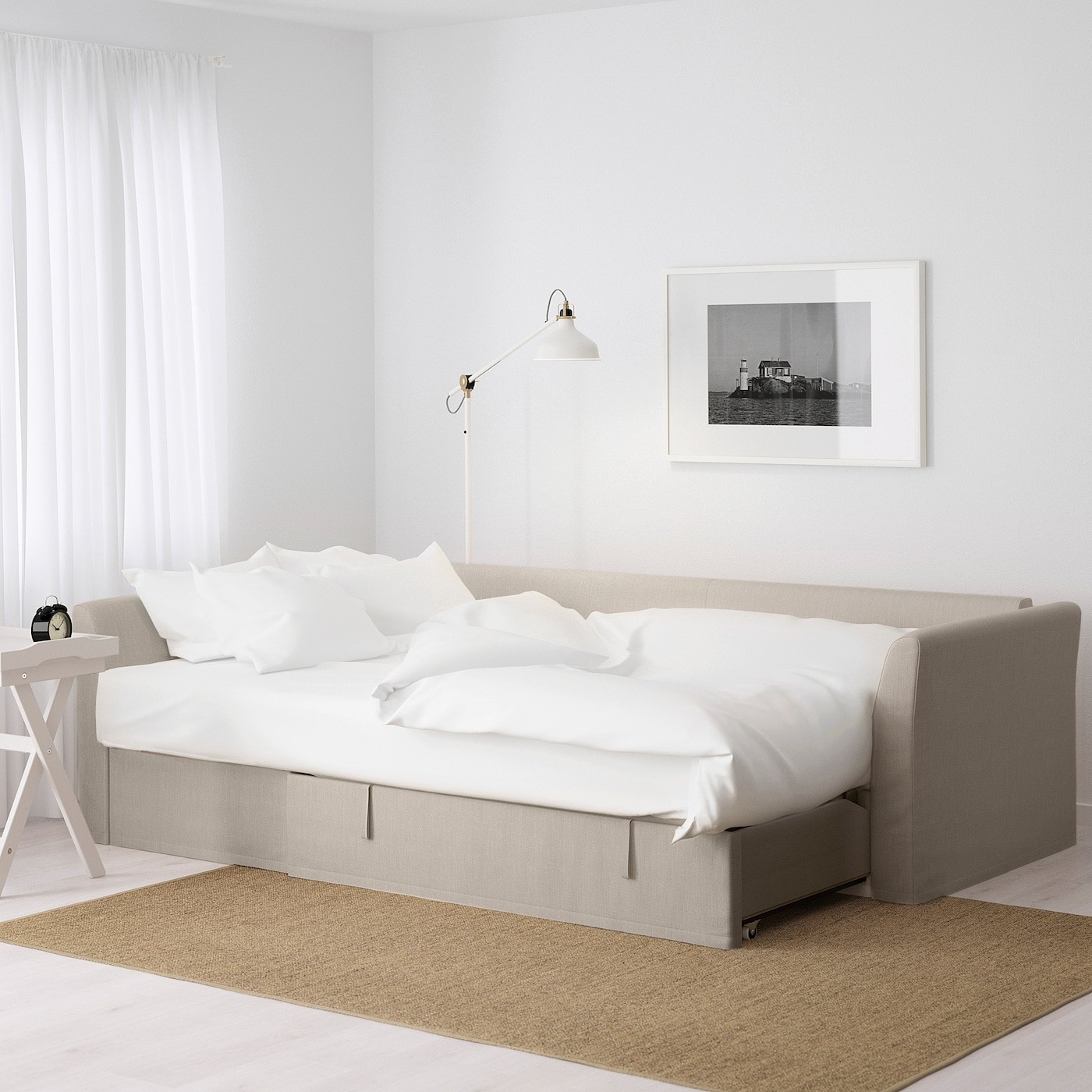 HOLMSUND Corner sofa-bed