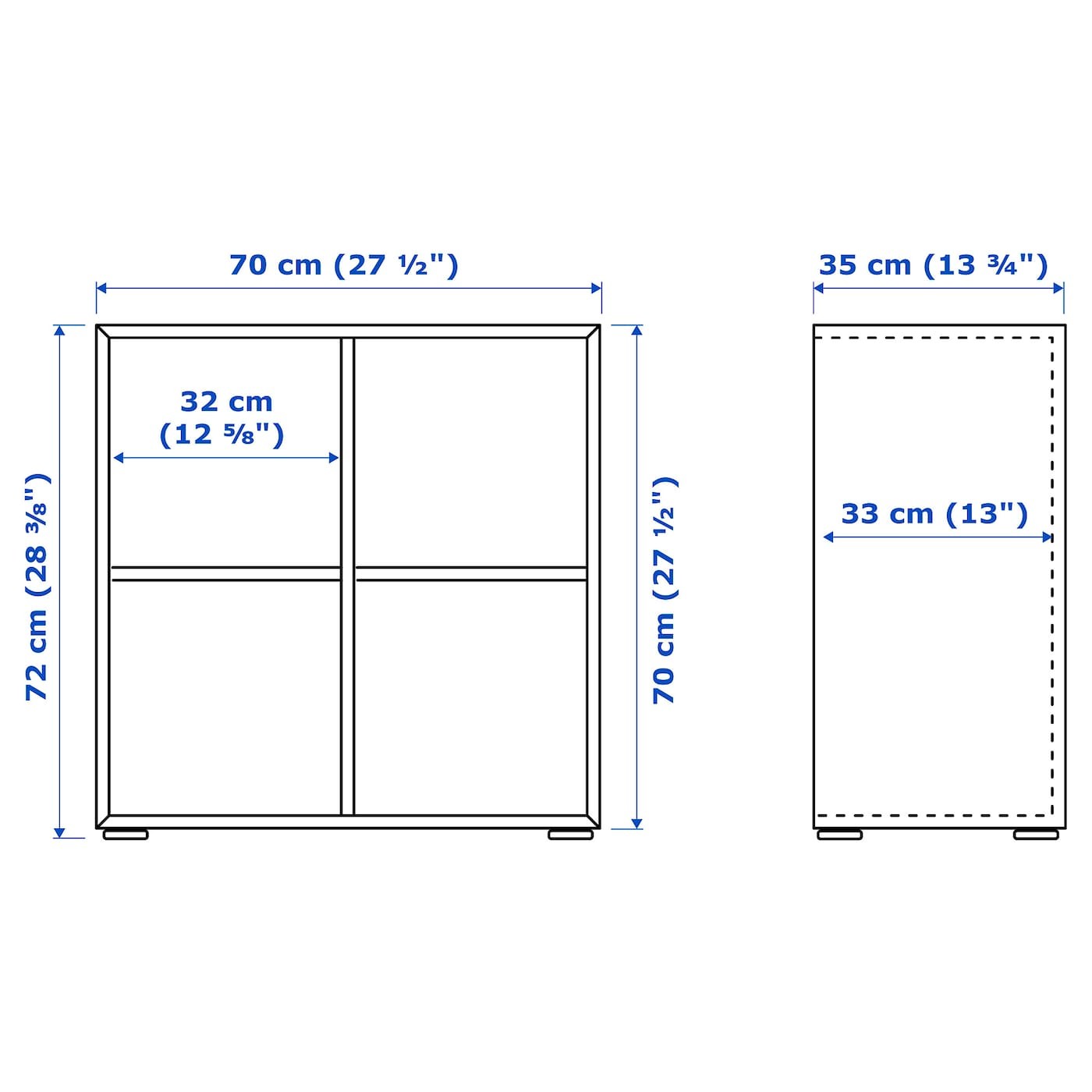 EKET Cabinet combination with feet