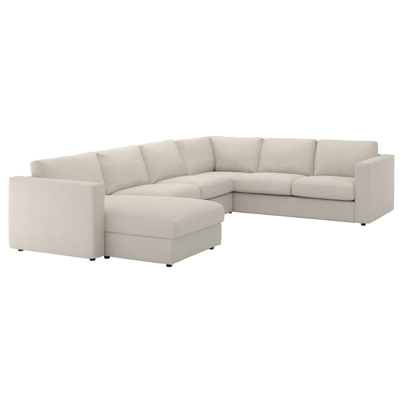 VIMLE Cvr crnr sofa, 5-seat w chaise lng