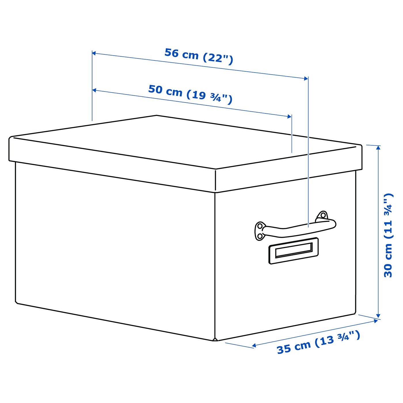 TJOG Storage box with lid