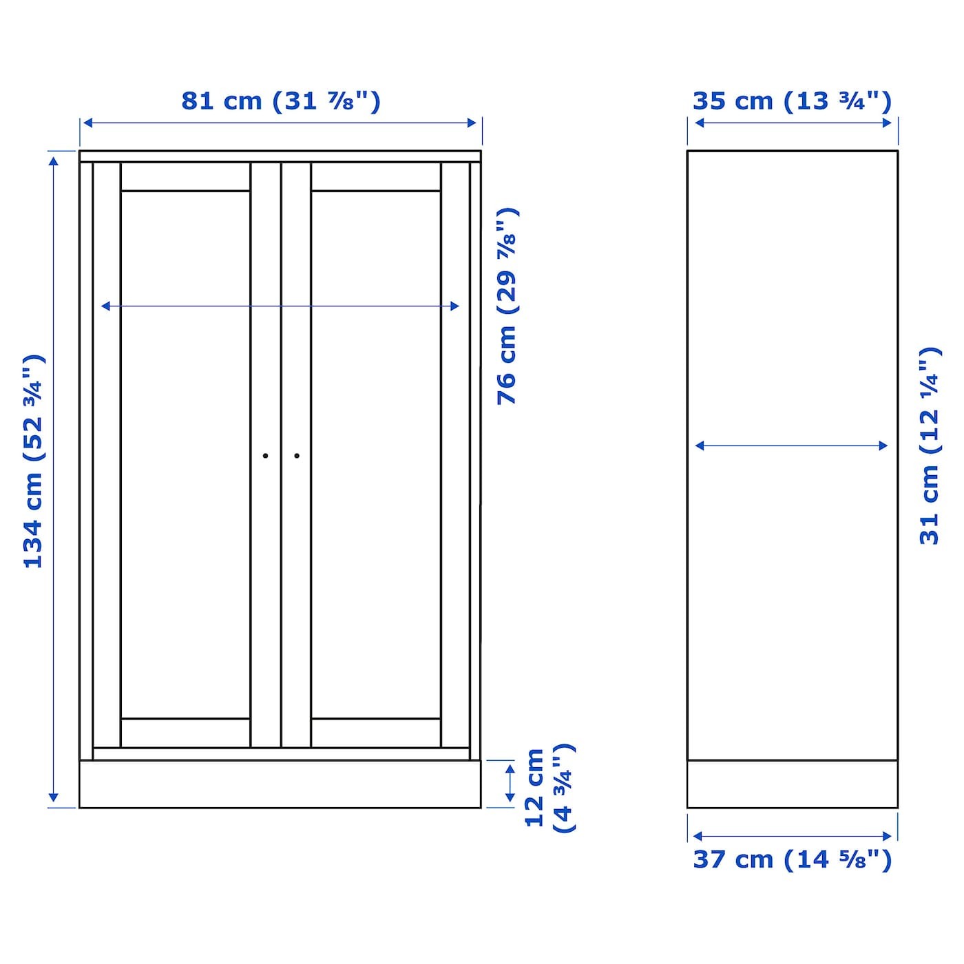 HAVSTA Cabinet with plinth