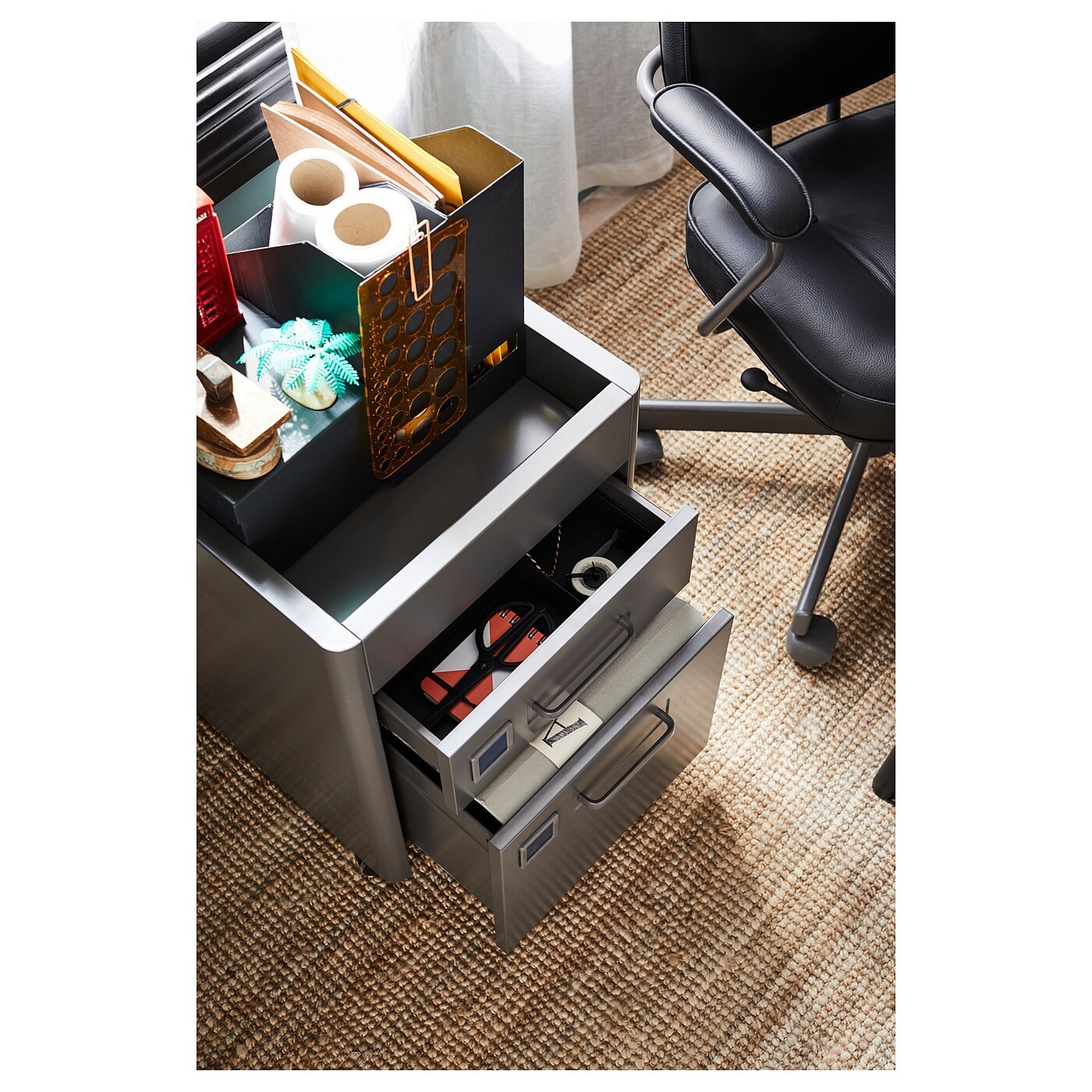 IDÅSEN Drawer unit with smart lock