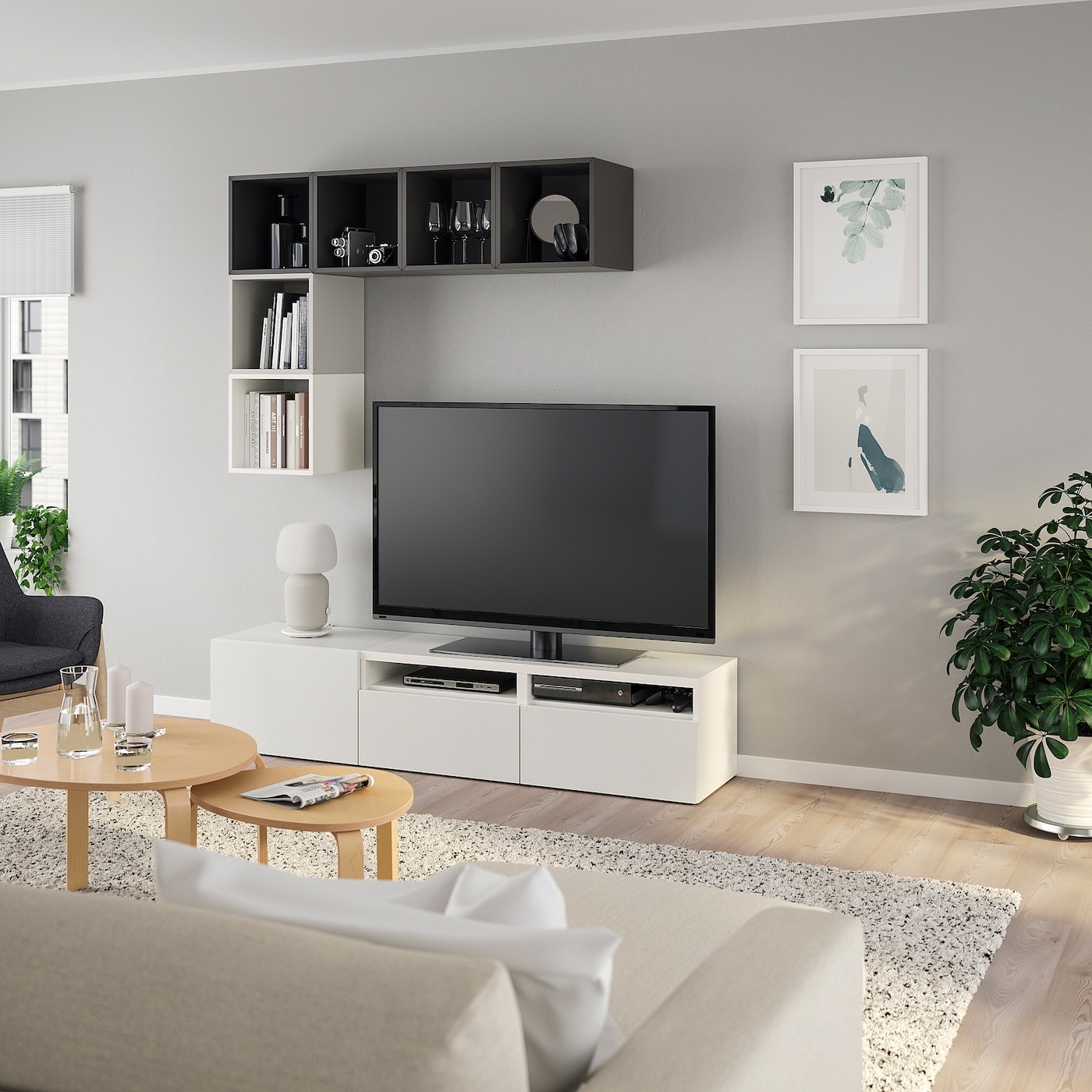 BESTÅ / EKET Cabinet combination for TV