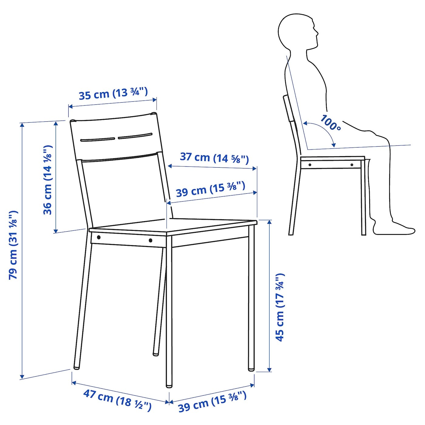 SANDSBERG / SANDSBERG Table and 4 chairs