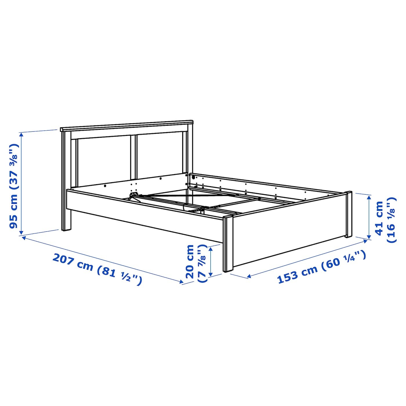 SONGESAND Bed frame