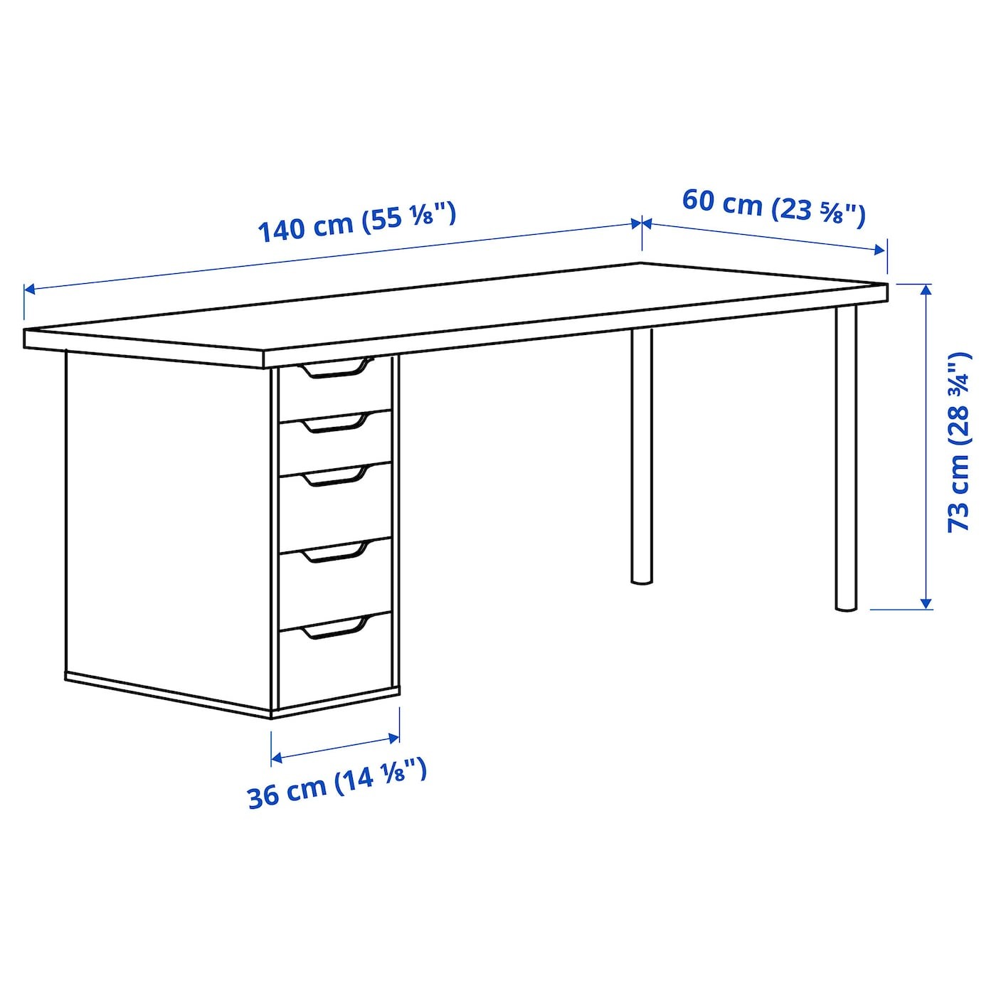 LAGKAPTEN / ALEX Desk