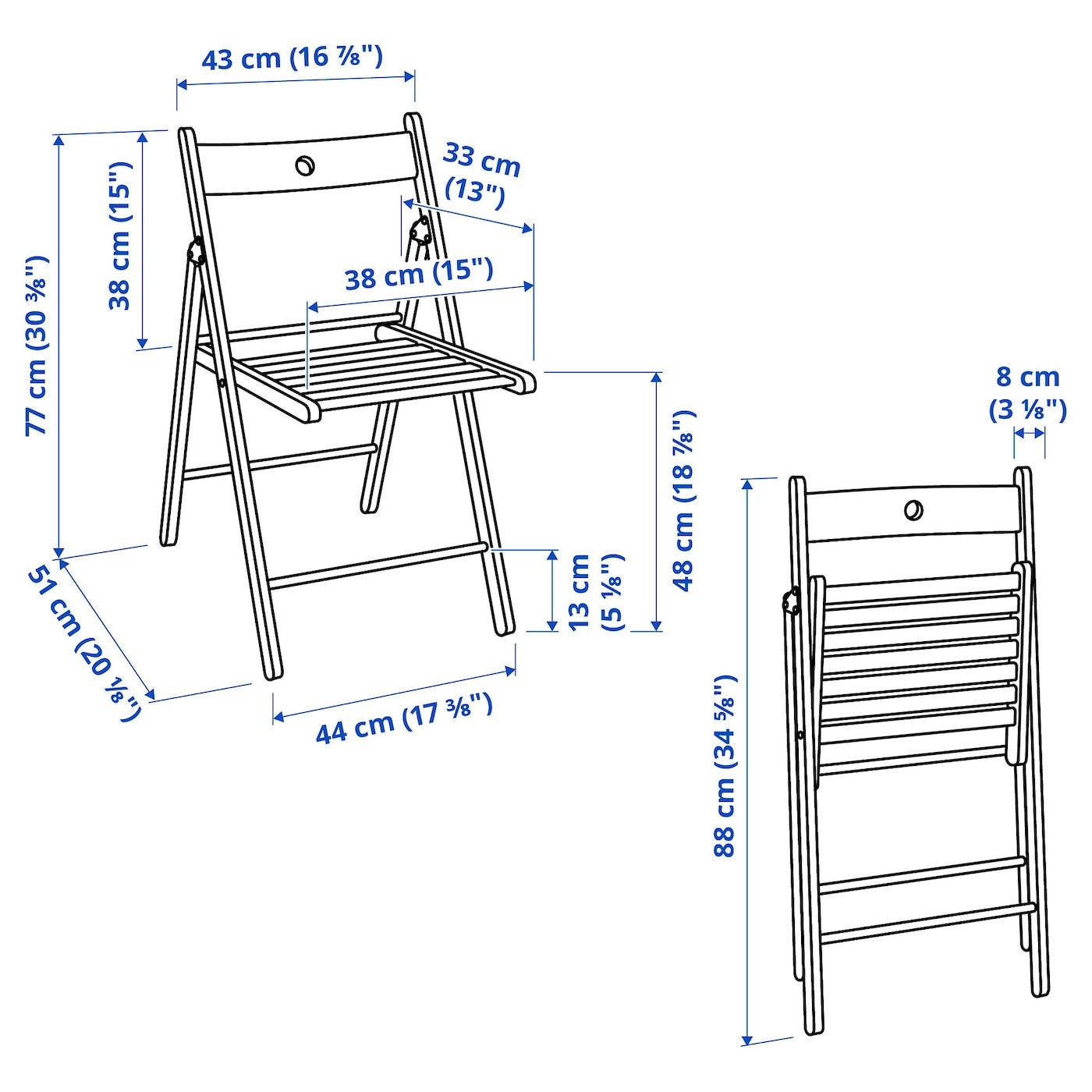 KALLHÄLL / KÄTTIL Table and 4 chairs