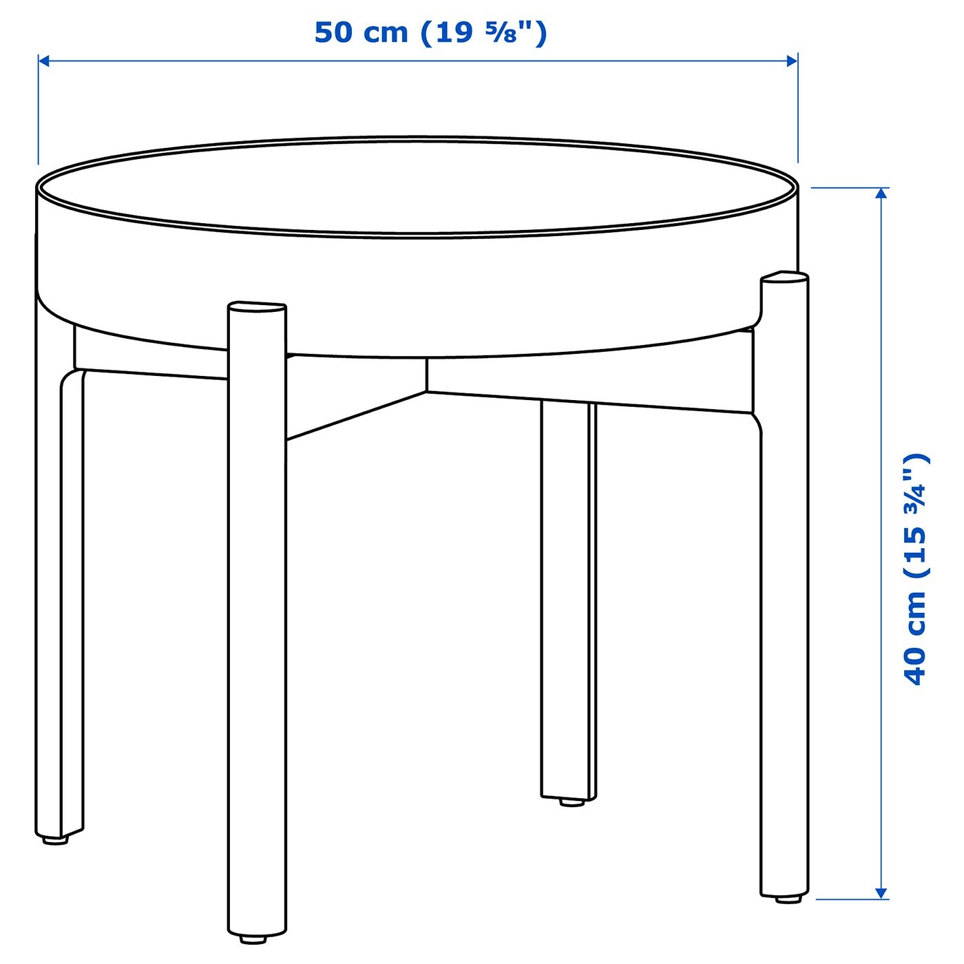 YPPERLIG Coffee table