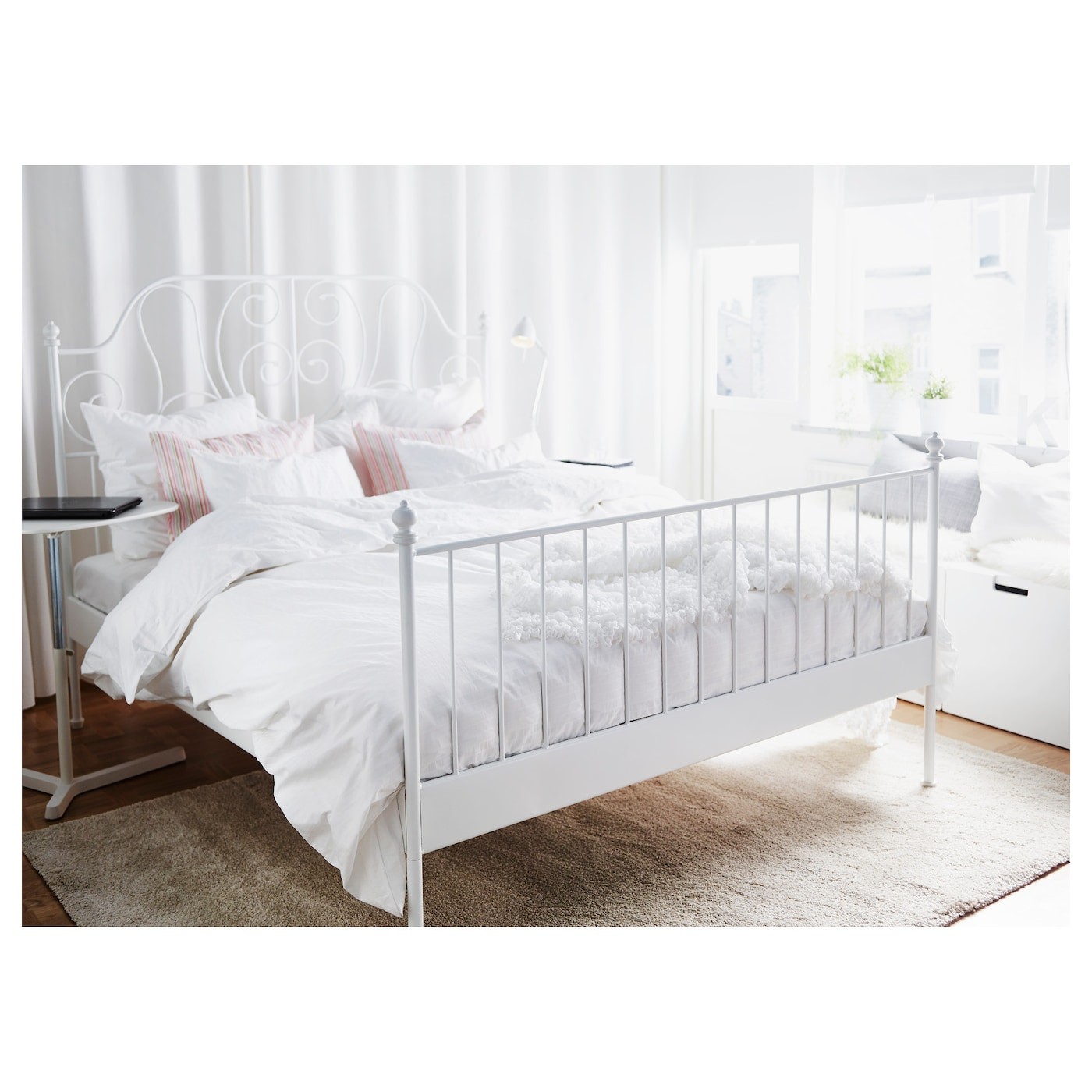 LEIRVIK Bed frame