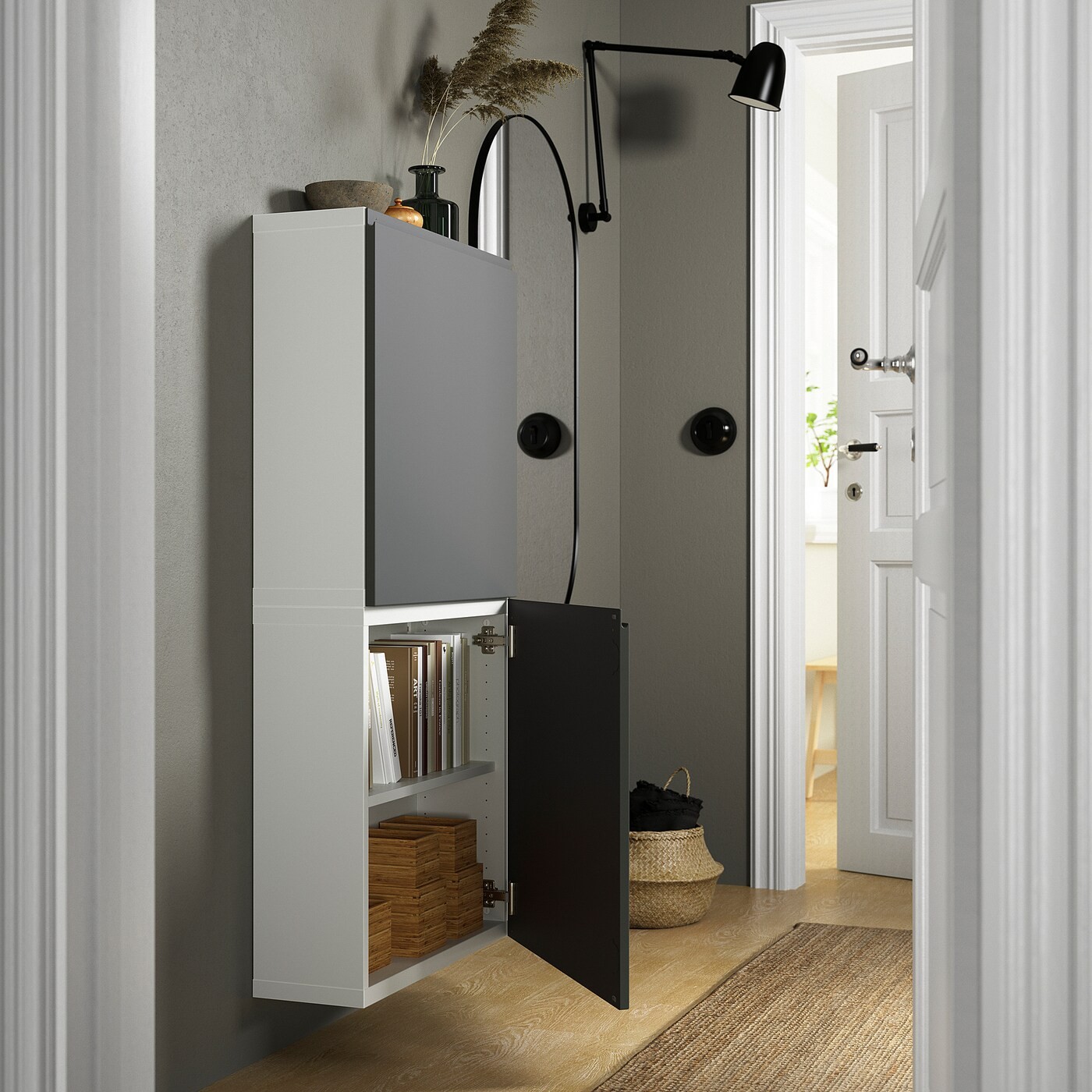 BESTÅ Wall cabinet with 2 doors