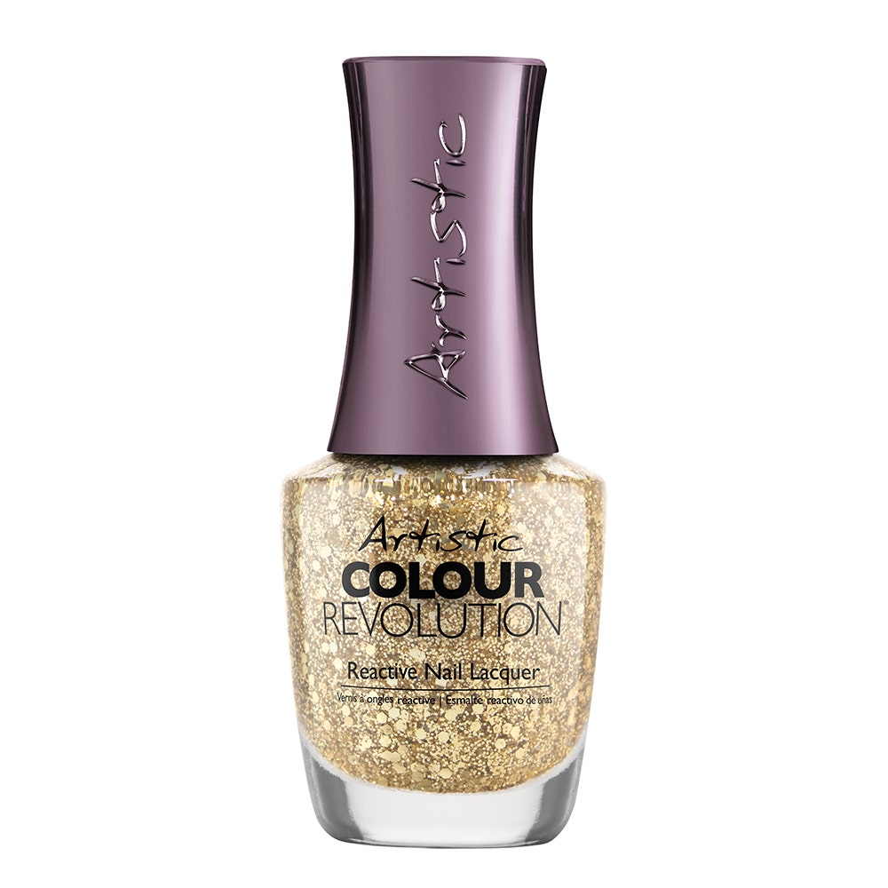 Artistic Nail Design Nl-Glamorous | Gold Glitter - 15 Ml