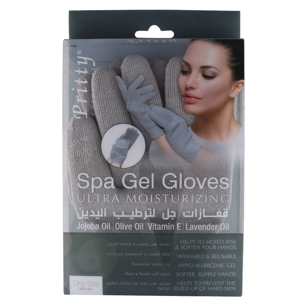 Pritty Spa Gel Hand Gloves Gray