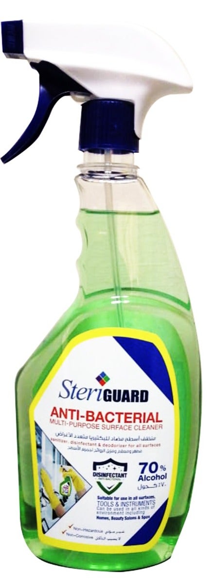 Steriguard Antibac Multipurpose Surface Cleaner With 70% Alcohol | 650 Ml