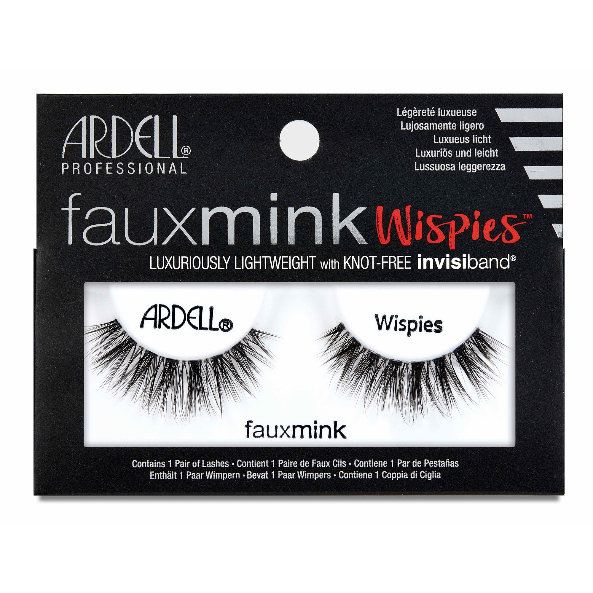 Ardell Faux Mink | Wispies- Black - 1 Pair