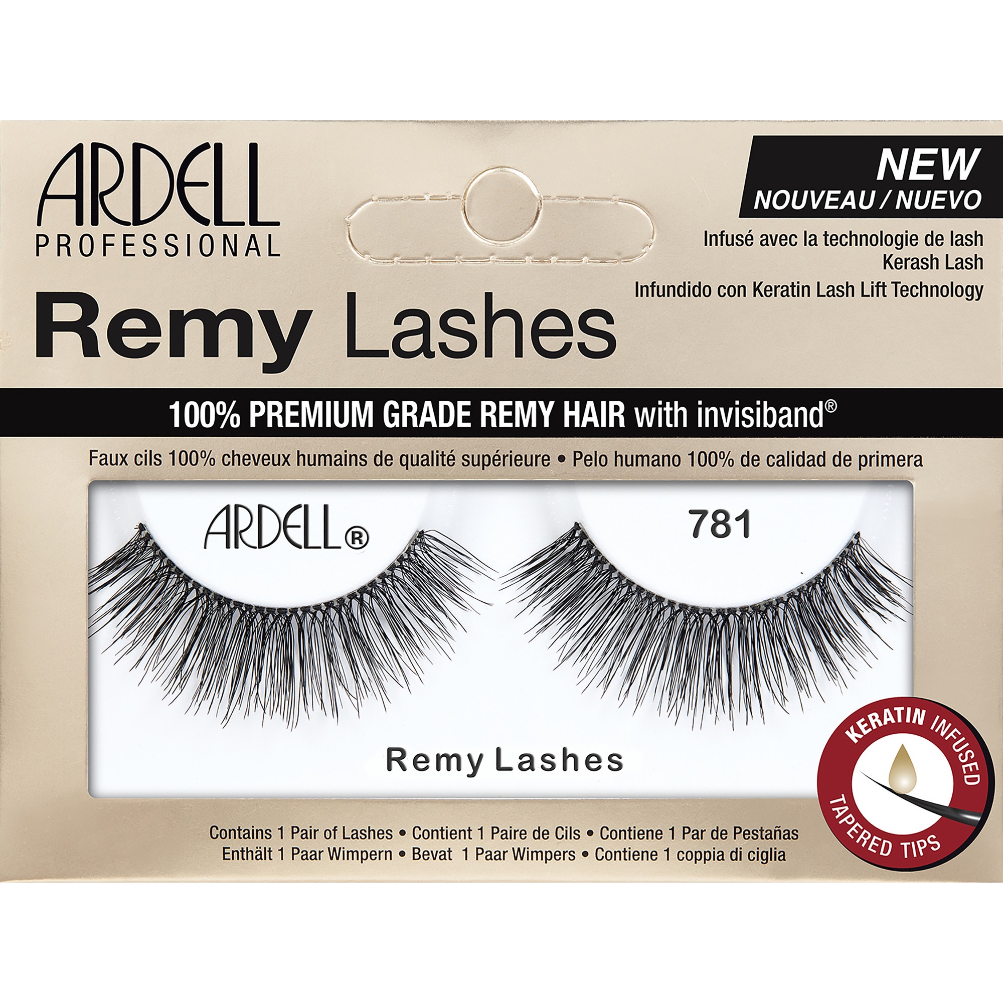 Ardell Remy Lashes | 781- Black - 1 Pair