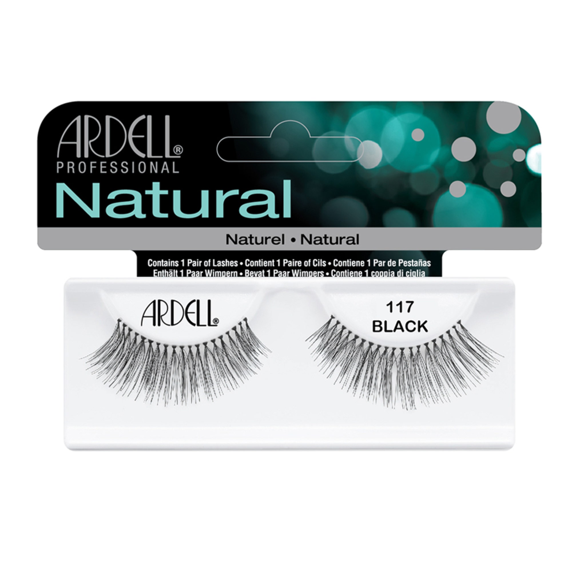 Ardell Natural Lashes | 117- Black- 1 Pair