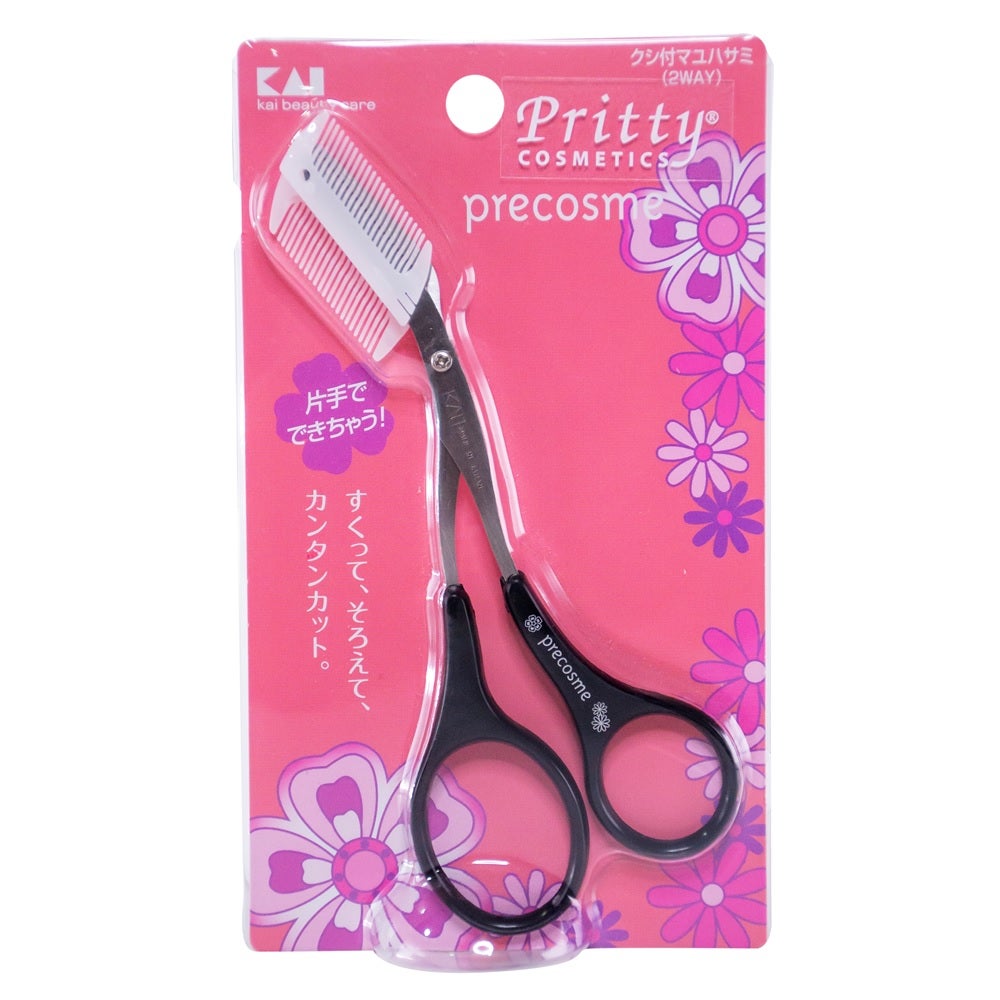 Pritty Eyebrow Scissor With Comb