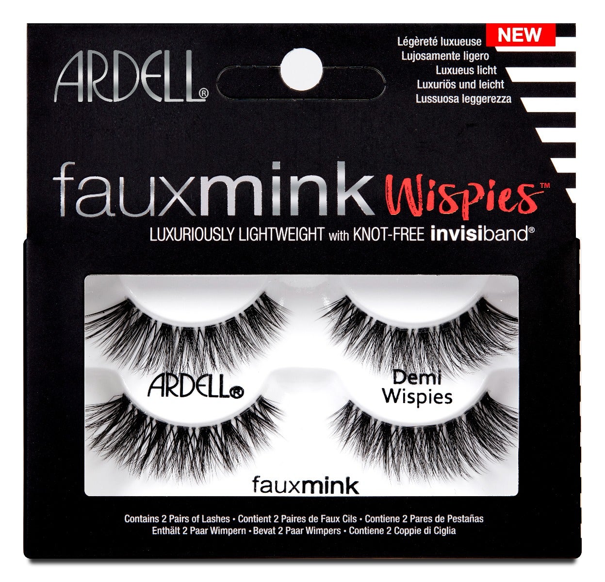 Ardell Faux Mink Demi Wispies Twin Pack Strp Eyelash