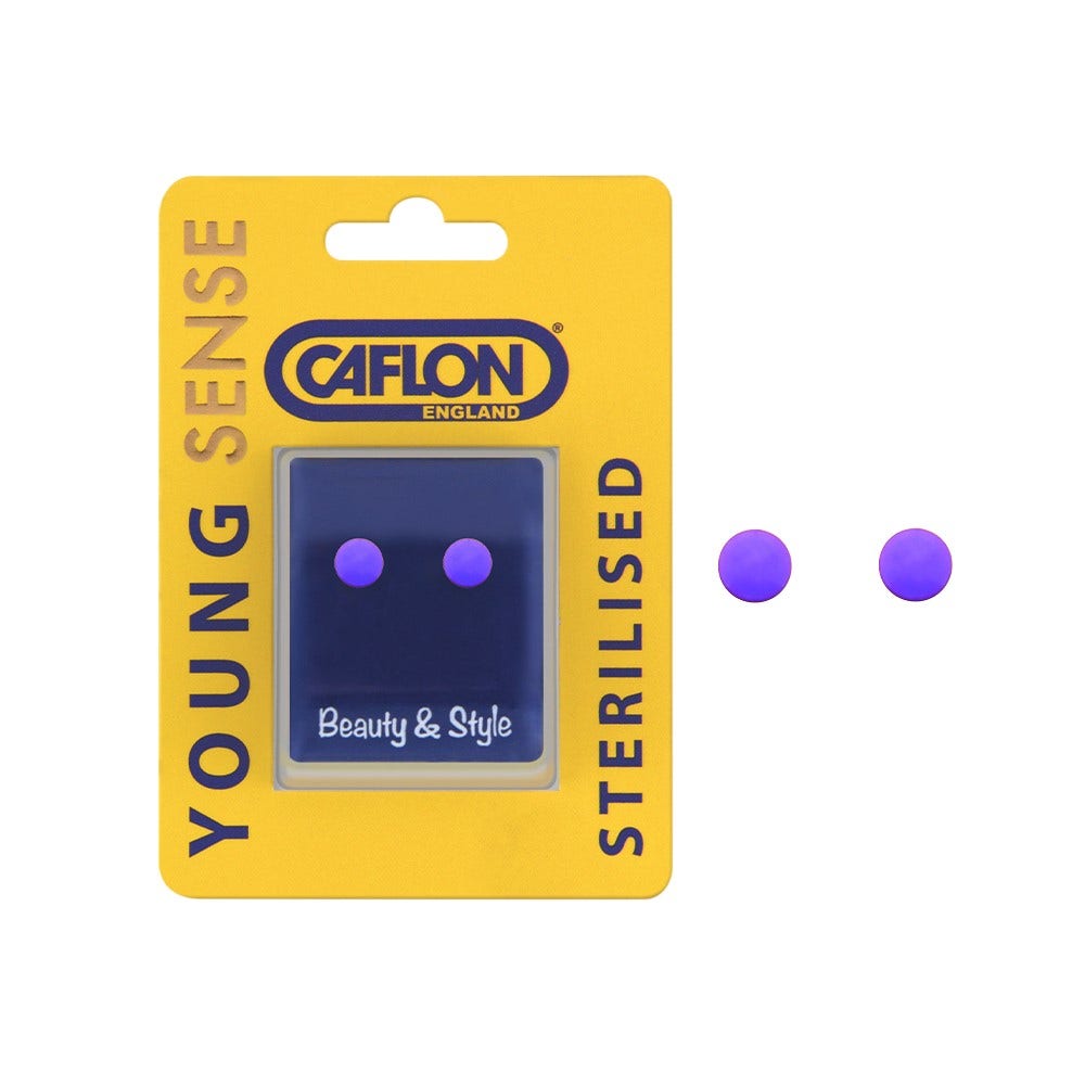 Caflon Young Sesnse Gold Plated Small Button Earring