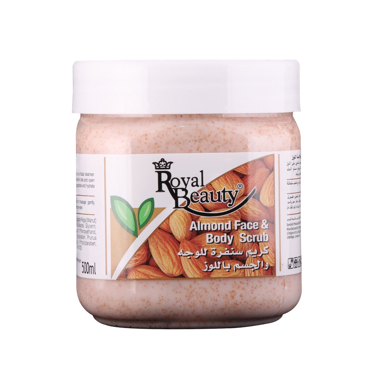 Royal Beauty Almond Face &amp; Body Scrub | 500 Ml