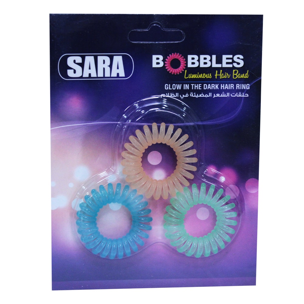 Sara Bobbles 1X3 Luminous Hair Band| 1X3 Pcs