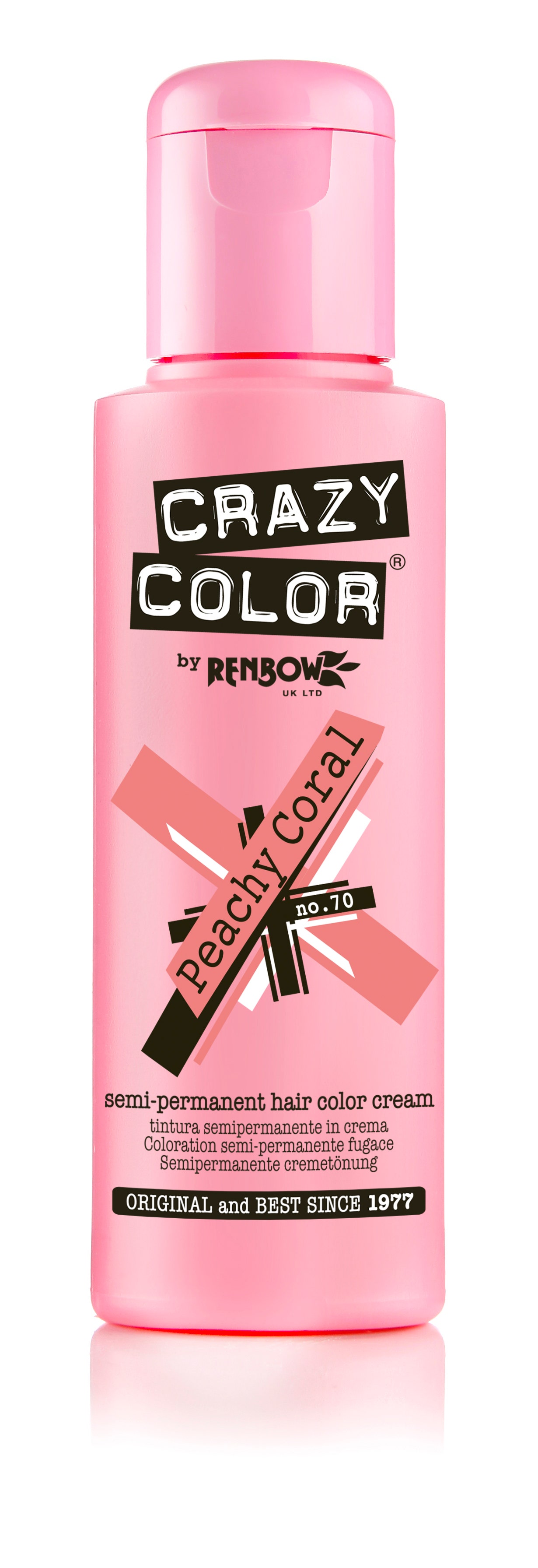 Crazy Color Cream Peachy Coral #70 | 100 Ml