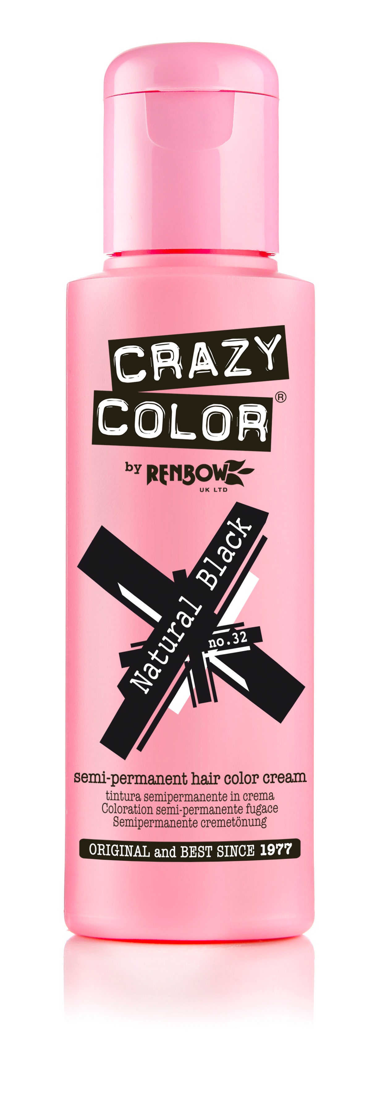 Crazy Color Cream Natural Black #32 | 100 Ml