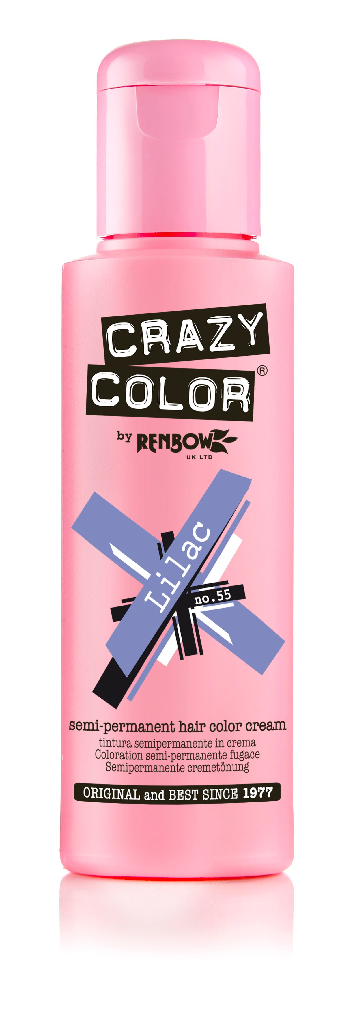 Crazy Color Cream Lilac #55 | 100 Ml