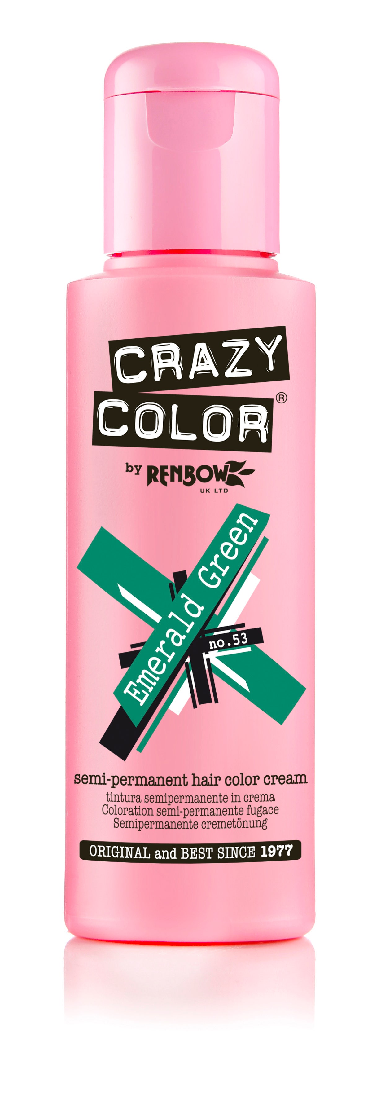 Crazy Color Cream Emerald Green #53 | 100 Ml