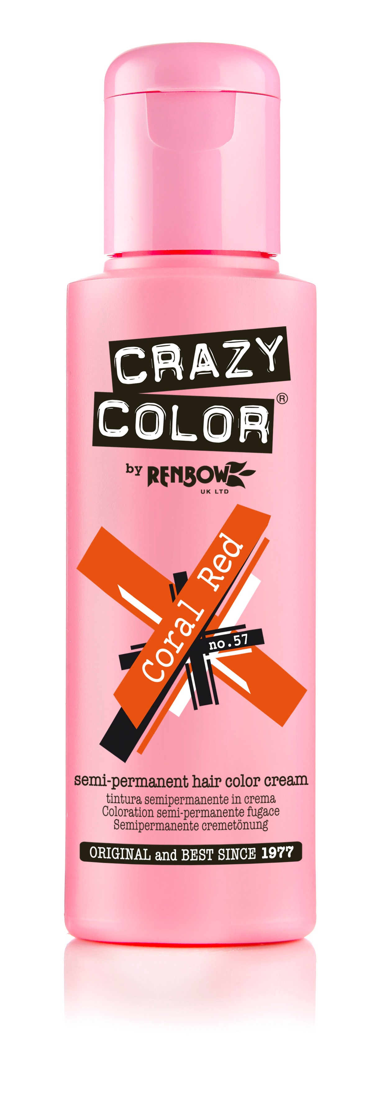 Crazy Color Cream Coral Red #57 | 100 Ml