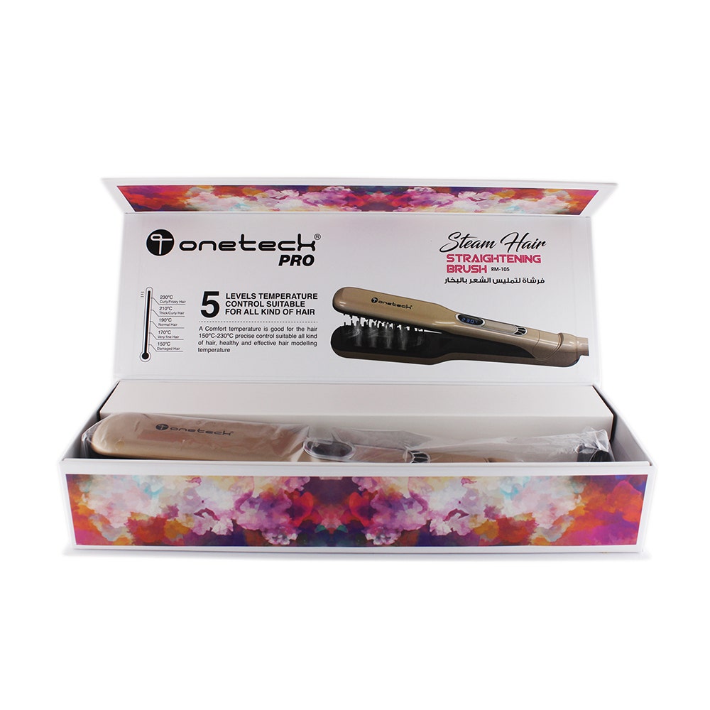 Onetech Steam Hair Straightening Brush